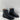 Stuart Weitzman MILA LIFT Black Leather Lace Up Combat Ankle Boots Size 5.5 B - Ufashion