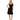 Women's Bobi Los Angeles Tiered Tank Dress, Color Black , Size MD - Ufashion