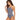 Tommy Bahama Stripe High-Neck One-Piece Swimsuit Mare, Color Navy/White, Size 14 - Ufashion