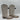 Shyanne Women's Victoria Hueso Studded Stitched Western Boots White Size 6M - Ufashion