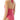 NWT Vince Camuto Women Standard Tie Front Halter One Piece Pink Size 14 - Ufashion