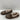 UGG Ansley Taupe Suede Sheepskin Lined Moc Toe Slippers Women’s Size 6 - Ufashion
