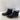 Wonderly HANNAH Black Faux Leather Side Zip Ankle Boots Women's Size 7.5 M - Ufashion