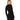 BCBGMAXAZRIA Women's Fitted Mini Dress Bodycon Round Neck, Black/Silver size M - Ufashion