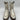 NWOB Circle G Women's Pearl Embroidered Ankle Bootie White Size 7.5 M - Ufashion