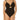 La Blanca Women Standard Island Goddess Twist Keyhole OnePiece Swimsuit Black 4 - Ufashion