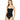 La Blanca Island Goddess Bandeau One-Piece Black 4 - Ufashion