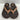REEF Twinpin Brown Faux Leather Open Toe Flip Flop Sandals Kids Size 4/5 - Ufashion