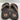 REEF Twinpin Brown Faux Leather Open Toe Flip Flop Sandals Kids Size 4/5 - Ufashion