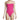 NWT Susana Monaco Women's String Thong Bodysuit, Punch Pink Size XS - Ufashion
