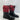 Aquatalia Red/Black Leather Faux Fur Lined Side Zip Boots Women’s Size 10 - Ufashion