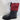 Aquatalia Red/Black Leather Faux Fur Lined Side Zip Boots Women’s Size 10 - Ufashion
