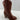 MIA ‘RAYLIN’ Brown Faux Leather Round Toe Pull On Block Heel Boots Women’s 7.5 M - Ufashion