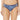 Becca by Rebecca Virtue Women's Crochet Tab Side Hipster Bikini Bottom Navy XS - Ufashion