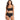 SEA LEVEL SWIM Essentials Square Neck Bra Color Black Size 4 - Ufashion