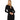 BCBGMAXAZRIA Women's Fitted Mini Dress Bodycon Round Neck, Black/Silver size M - Ufashion