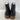 Wonderly HANNAH Black Faux Leather Side Zip Ankle Boots Women's Size 7.5 M - Ufashion