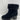 Splendid MARGO Black Suede Faux Fur Lined Pull On Block Heel Ankle Boots Size 9M - Ufashion