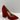 Charlotte Olympia AMANDA Red Suede Block Heel Pointy Toe Slip On Heels Size 35 - Ufashion