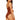 LSpace Women's Ridin' High Cha Cha V-Front Ribbed One Piece Swimsuit Tobacco 4 - Ufashion