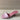 By Far PEONY Pink Croc Print Leather Slip On Heeled Sandals Women’s Size 35 - Ufashion