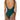 Bikini Lab Women's Lace Up Adjustable High Leg One Piece Swimsuit, Dark Teal, XL - Ufashion
