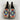MYRA Cow Print Calf Hair/Canvas Moc Toe Slip On Casual Shoes Women’s Size 8 - Ufashion
