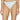 NWT Letarte Swimwear Lace Medium Coverage White Multi Size XS - Ufashion