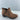 American Rag Cie ABBY Tan Leather Side Zip Block Heel Ankle Boots Women's 5.5 M - Ufashion