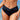 NWT Shekini Women’s Twist Front Mid-waist Solid Bikini Bottoms Black Size M - Ufashion
