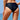 NWT Shekini Women’s Twist Front Mid-waist Solid Bikini Bottoms Black Size M - Ufashion