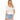 Lauren Moshi Elara Rainbow Lip Outline Embroidered Boyfriend V-Neck Tee Size S - Ufashion