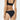 NWOT Lspace Women’s Pointelle Rib Camacho Bikini Bottom Black Size XL - Ufashion