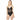 Women's Bleu By Rod Beattie Mesh Inset One-Piece Swimsuit, Color Black Size 6 - Ufashion