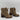 Women’s Crown Vintage Holliss Combat Boot Brown Size 6M - Ufashion
