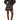 AllSaints Luna Kaneshon Floral Pleat Long Sleeve Mock Neck Dress Black, Size 4 - Ufashion