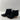 Kaari Blue CHARLIE Black Pointed Toe Side Zip Block Heel Ankle Boots Womens 7.5M - Ufashion