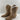 Crown Vintage STAVA Beige Cow Suede Snip Toe Side Zip Western Boots Women’s 8.5M - Ufashion