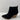 Kaari Blue CHARLIE Black Pointed Toe Side Zip Block Heel Ankle Boots Womens 7.5M - Ufashion