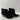 Kaari Blue CHARLIE Black Pointed Toe Side Zip Block Heel Ankle Boots Womens 7.5M - Ufashion