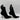 Gianvito Rossi Black Fabric Pointed Toe Front Zip High Heel Booties Size 36 - Very Good - Ufashion