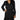 NWOT  Vince Camuto Long Sleeve Smock Waist Tiered A-Frame Dress Black Size L - Ufashion