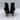 JLO JENNIFER LOPEZ Porchia 2 Ankle Bootie Black Suede Women’s Size 8 M - Very Good - Ufashion