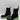 BOTTEGA VENETA Flash Black/Green Leather Chelsea Boots SIZE 36.5 - Very Good - Ufashion