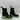 BOTTEGA VENETA Flash Black/Green Leather Chelsea Boots SIZE 36.5 - Very Good - Ufashion