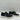 Valentino by Mario Valentino Febo Leather Platform Sneakers Black Size 8.5 - Very Good - Ufashion