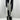 Saint Laurent Soixante Seize Calf Hair Zip Block Heel Over The Knee Boots 36.5 - Very Good - Ufashion