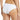 Becca Womens White Fine Line Ribbed Hipster Bikini Bottoms Size S - Ufashion