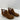 Journee Collection Brown Fabric Round Toe Pull On Block Heel Ankle Boot Size 8 W - Very Good - Ufashion