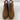 Journee Collection Brown Fabric Round Toe Pull On Block Heel Ankle Boot Size 8 W - Very Good - Ufashion
